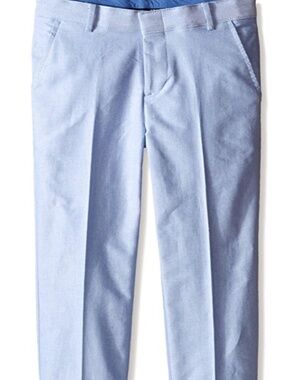 IZOD Boys Pants Medium Blue Flat Front Size 20